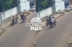 Casal é assaltado por dupla criminosa no bairro Benedito em Timon (Foto: Reprodução)