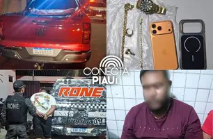 Casal é levado à Central após desacato durante abordagem em Teresina (Foto: Reprodução)