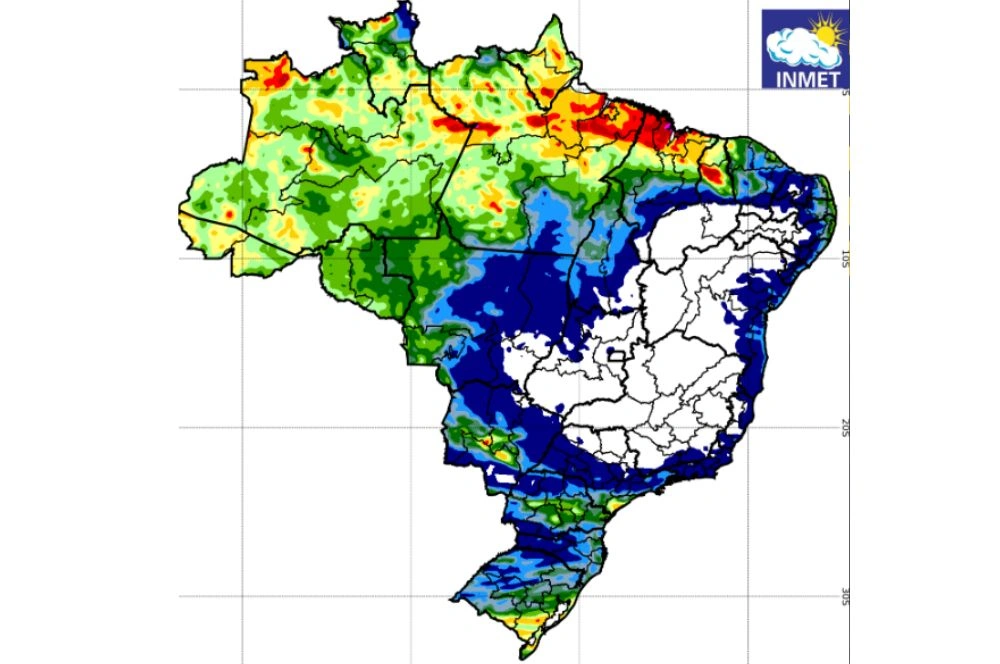 Chuvas intensas devem atingir Norte do Piauí, aponta previsão do INMET