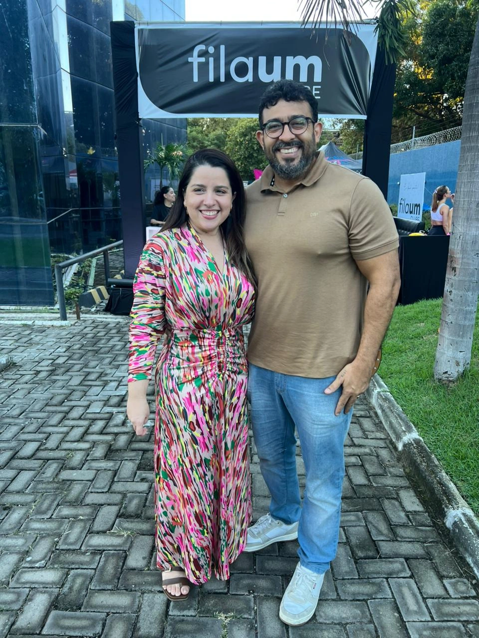 Cliques de quem esteve marcando presença no lançamento do site Fila Um Clube