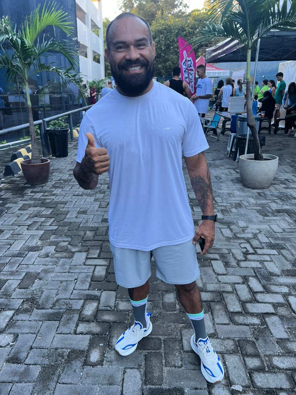Cliques de quem esteve marcando presença no lançamento do site Fila Um Clube