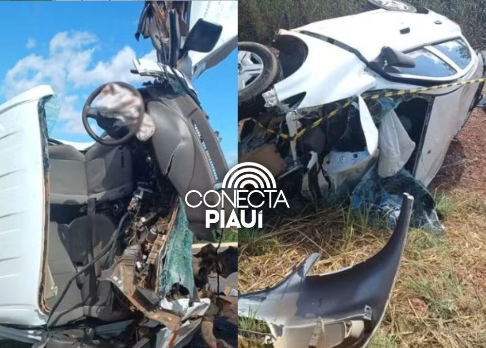 Colisão entre carro e caminhonete deixa dois mortos no Sul do Piauí