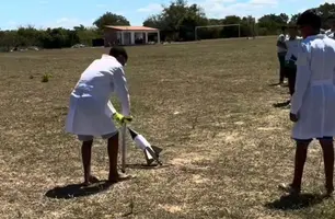 Com criatividade, alunos de Massapê se detacam em lançamento de foguetes; veja (Foto: Reprodução)