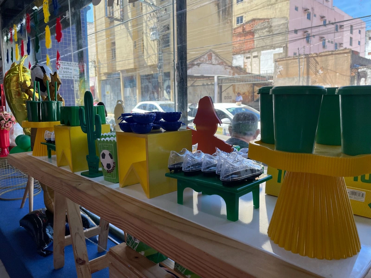 Comercio de Teresina preparado para a Copa