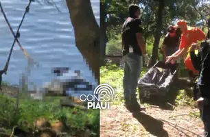 Corpo de homem é encontrado boiando no rio Poti na zona Leste de Teresina (Foto: Conecta Piauí)