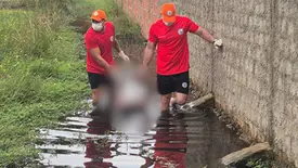 Corpo de idoso é encontrado submerso em lago no litoral do Piauí (Foto: Reprodução/PMPI)