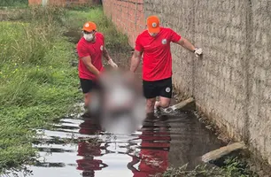 Corpo de idoso é encontrado submerso em lago no litoral do Piauí (Foto: Reprodução/PMPI)