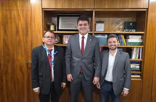 Deputado reforça apoio a Parnarama durante encontro com prefeito em Brasília (Foto: Reprodução)