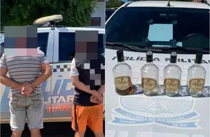Dois homens são presos por embriagar adolescente em município do Piauí (Foto: Reprodução)
