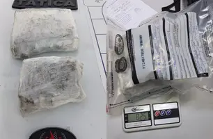 Dois tabletes de maconha são encontrados enterrados na zona Norte de Teresina (Foto: Divulgação/PMPI)