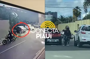 Dupla suspeita de série de roubos de ouro é flagrada na zona Leste de Teresina (Foto: Reprodução)