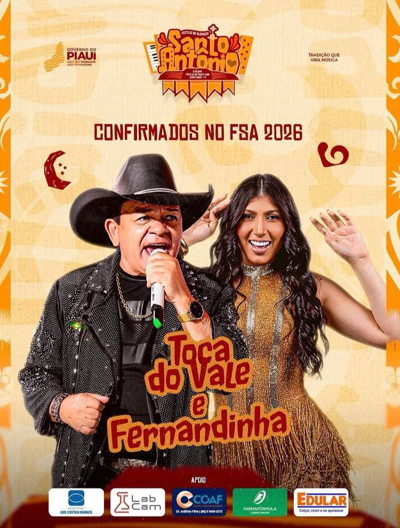 Festejo de Santo Antônio em Campo Maior ganha novas atrações musicais