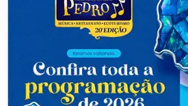 Festival de Inverno de Pedro II 2026 anuncia programação completa com as atrações (Foto: Reprodução)