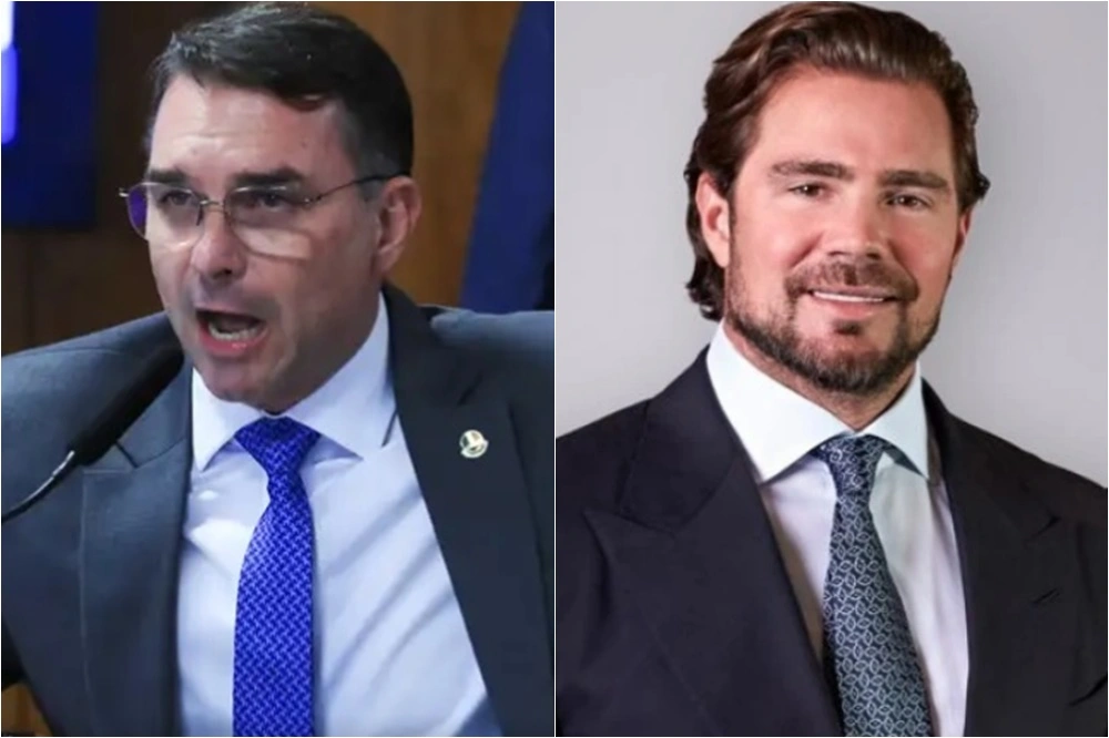 Flávio Bolsonaro e Daniel Vorcaro