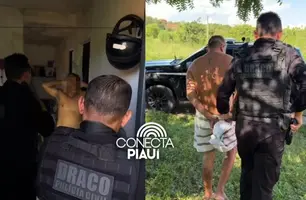 Foragido da Major César é preso com drogas na zona Leste de Teresina (Foto: Reprodução)