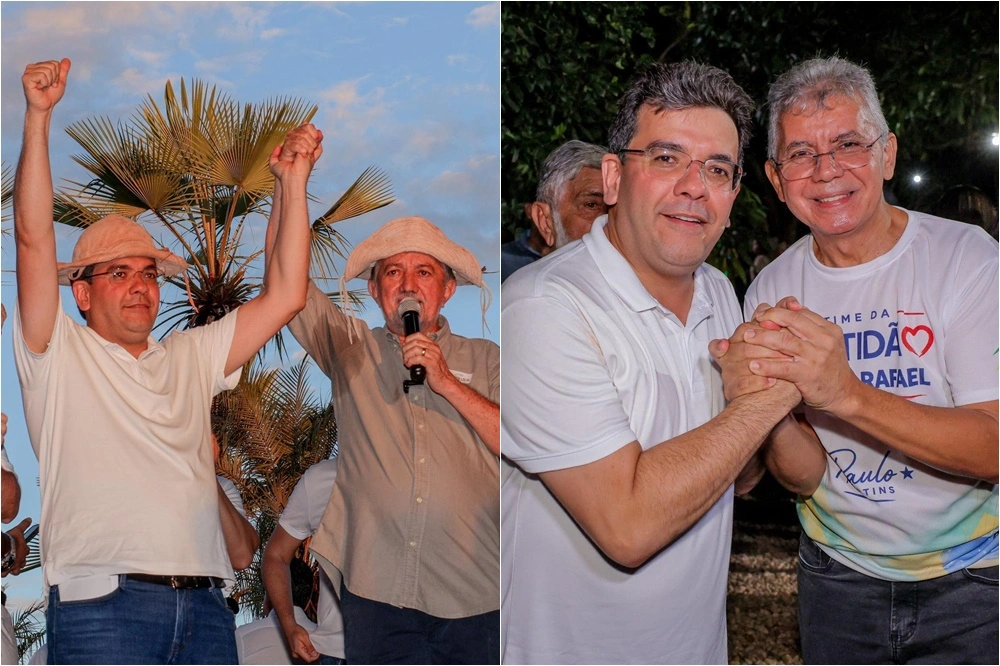 Governador com Joãozinho Félix e Paulo Martins