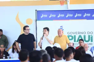 Governador visita Passagem Franca e anuncia novas obras ao lado de Saulo Trajano (Foto: Reprodução)