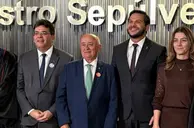Grupo de piauienses que marcaram presença na posse de Kassio Nunes Marques