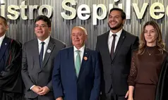 Grupo de piauienses que marcaram presença na posse de Kassio Nunes Marques