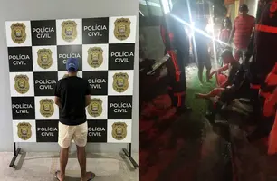 Homem é preso preventivamente em Campo Maior por tentar matar cunhado com facadas (Foto: Reprodução)