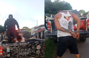 Homem é preso suspeito de agredir e manter namorada em cárcere privado no Piauí (Foto: Reprodução)
