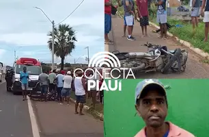 Homem morre e outro fica ferido após colisão entre motos na BR-230 em Oeiras (Foto: Reprodução)