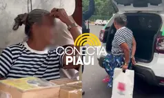 Idosa é presa suspeita de furtar dinheiro de camelôs no Centro de Teresina