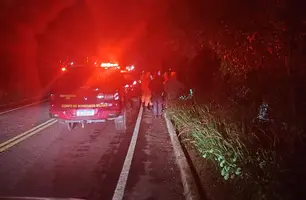 Idoso morre após perder controle de moto e bater em tronco na PI-130, em Nazária (Foto: Reprodução)