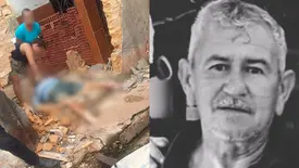 Idoso morre após ser prensado por carro contra muro em Altos (Foto: Reprodução)