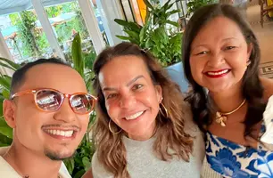 Influencer piauiense Alysson Tendência toma café no Copacabana Palace, no RJ (Foto: Instagram)