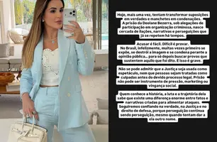 Irmã de Deolane Bezerra critica prisão e fala em perseguição (Foto: Reprodução)