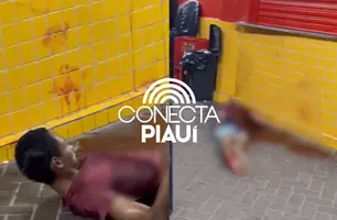 Jovem é esfaqueado após tentativa de roubo no Centro de Timon (Foto: Reprodução)