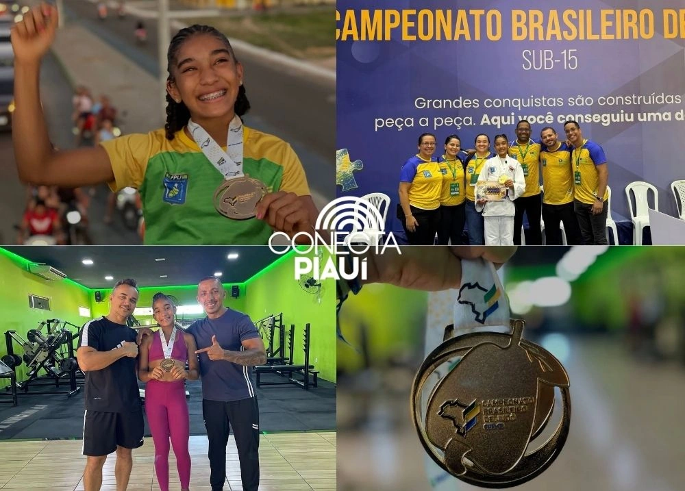 Judoca Liara Sousa conquista título nacional no sub-15 e emociona Parnarama