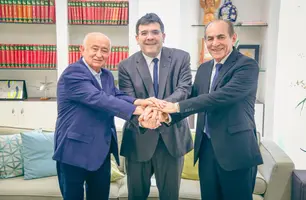 Júlio César e Marcelo Castro reúnem prefeitos em jantar político em Brasília (Foto: Reprodução)