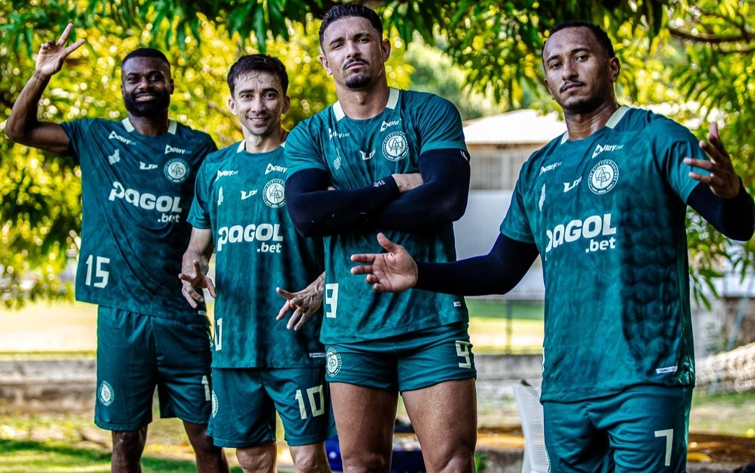 Júnior Mandacaru, Manoel, Esquerdinha e Serginho. atletas que fizeram parte do elenco do Atlético Piauiense em 2026