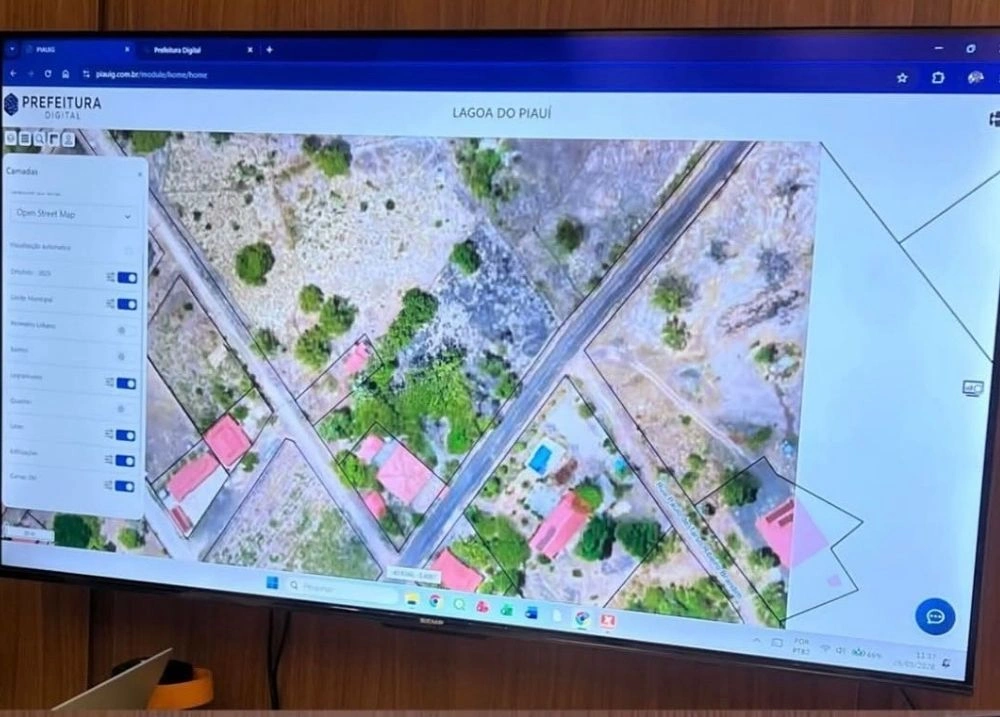 Lagoa do Piauí avança com base cartográfica e modernização da gestão