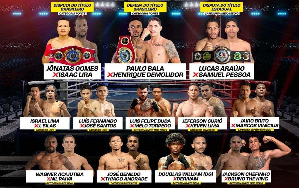 Lutas da 3ª edição do Extreme Boxe
