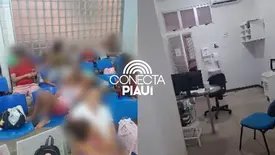 Mães denunciam demora e falta de médicos em hospital infantil de Teresina (Foto: Reprodução)