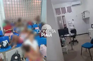 Mães denunciam demora e falta de médicos em hospital infantil de Teresina (Foto: Reprodução)