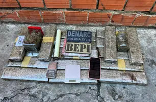 Mais de 20 kg de maconha são apreendidos em casa usada como depósito em Teresina (Foto: Divulgação/DENARC)