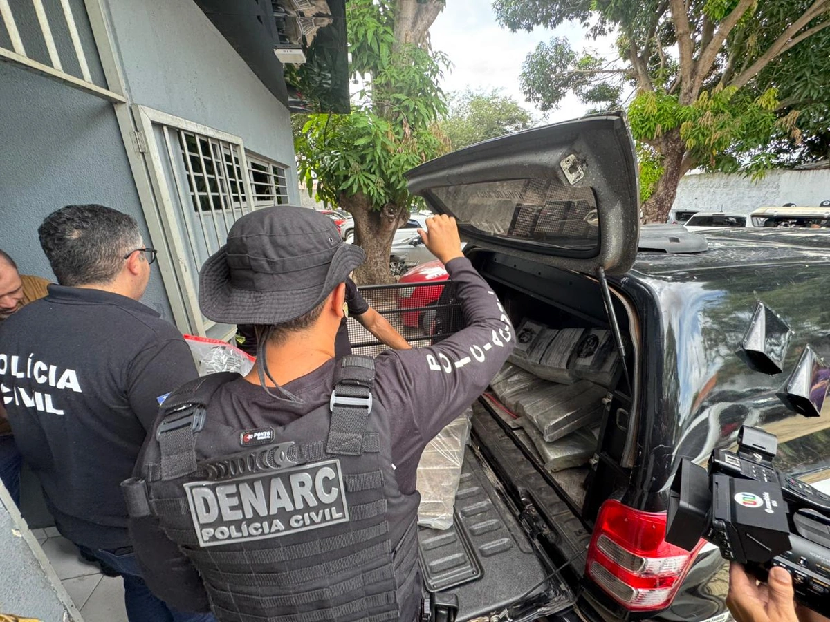Mais de 800 kg de drogas apreendidas em operações são incineradas em Teresina