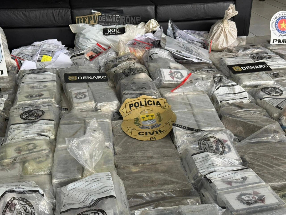 Mais de 800 kg de drogas apreendidas em operações são incineradas em Teresina
