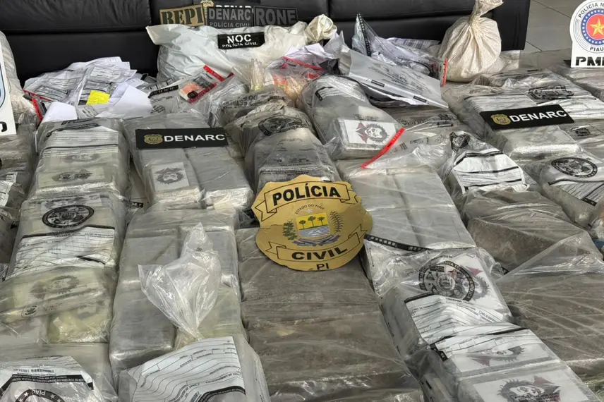 Mais de 800 kg de drogas apreendidas em operações são incineradas em Teresina