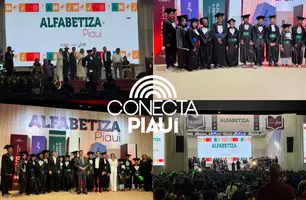 Mais de mil alunos celebram formatura do Alfabetiza Piauí em Teresina (Foto: Conecta Piauí)