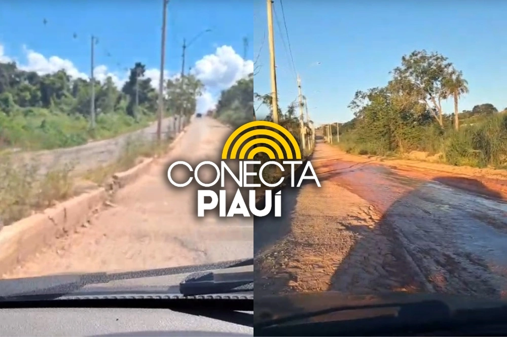 Motoristas denunciam 'crateras da lua' em avenida na zona Sul de Teresina