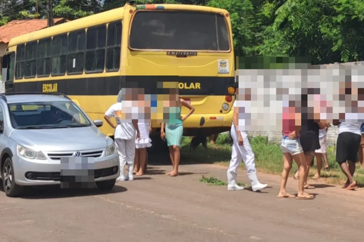 Mulher morre atropelada por ônibus escolar na cidade de União