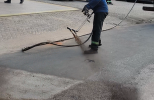 Parnaíba amplia obras de asfaltamento em diversos bairros da cidade (Foto: Reprodução)