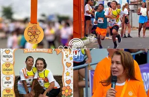 Parnarama realiza 1ª Corrida Faça Bonito em apoio ao Maio Laranja (Foto: Reprodução)