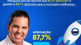 Pesquisa aponta 87,7% de aprovação da gestão Victor Carvalho em Coronel José Dias (Foto: Reprodução)