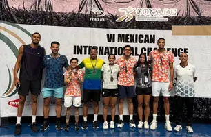 Piauienses brilham no Mexican International Challenge de Badminton (Foto: Reprodução/Instagram Cbbd)